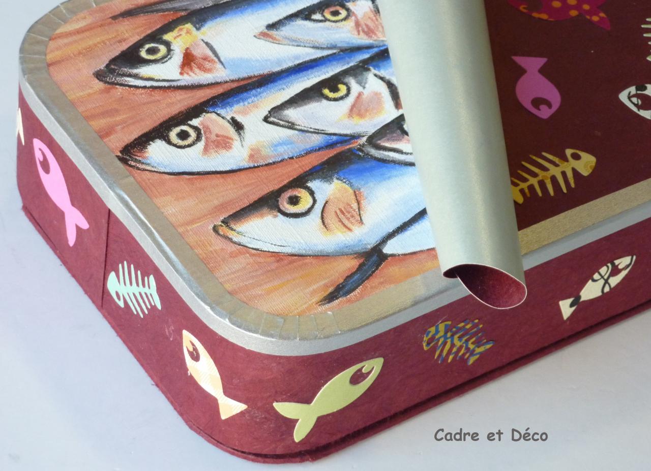 Cartonnage - Sardines à l'huile !