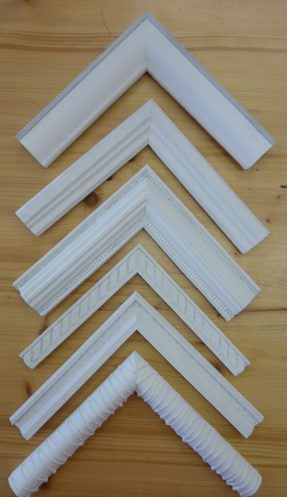 Angle de baguette en carton